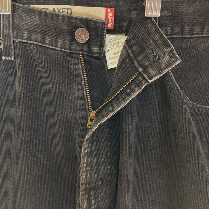 Levi's リーバイス 559 RELAXED STRAIGHT コーデュロイパンツ ブラック size36 瑞穂店