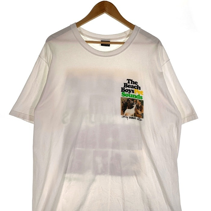 STUSSY ステューシー 21SS The Beach Boys ビーチボーイズ フォトプリントTシャツ ホワイト メキシコ製 Size L 福生店
