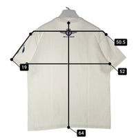 THE FLAT HEAD フラットヘッド 袖プリント Tシャツ ホワイト size42 瑞穂店
