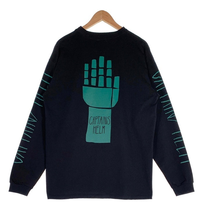 CAPTAINS HELM キャプテンズヘルム US LOGO LS T USロゴ ロングスリーブ Tシャツ 長袖 ロンT ブラック CH24-SP-T40 Size L 福生店