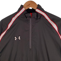 UNDER ARMOUR アンダーアーマー ハーフジップ プルオーバージャケット グレー Size M 相当 福生店