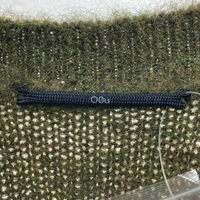 O0u オー・ゼロ・ユー Ou020144YG モヘア カーディガン カーキ sizeF 瑞穂店