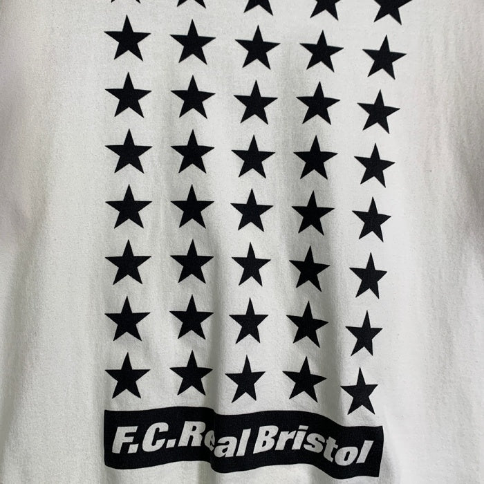 F.C.Real Bristol エフシーレアルブリストル 19AW 42 STARS TEE プリントTシャツ ホワイト FCRB-192071 Size M 福生店