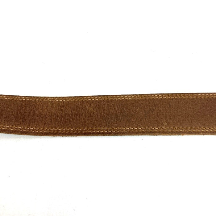 MOTO モト solid brass バックル レザーベルト ブラウン size2 瑞穂店