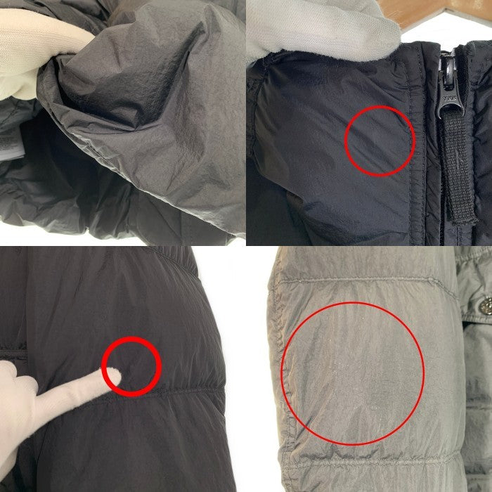 STONE ISLAND ストーンアイランド GARMENT DYED CRINKLE REPS R-NYLON DOWN ガーメントダイ リサイクルナイロン ダウンジャケット ブラック 811540723 10/2023 Size XL 福生店