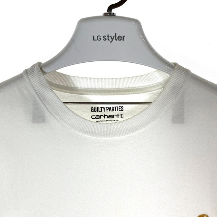 Carhartt カーハート ×  GUILTY PARTIES ギルティパーティーズ ワコマリア American Script Tシャツ ホワイト sizeM 瑞穂店