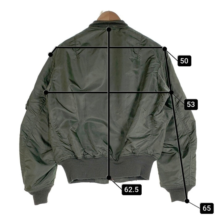 70's U.S. ARMY ALPHA INDUSTRIES アルファインダストリーズ AIR FORCE 米空軍 MA-1 L-2B フライトジャケット オリーブ 8415-00-817-0598 / DSA100-74-C-1559 Size M 福生店