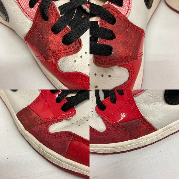 NIKE DV1748 601 Spider Man Air Jordan 1 High OG SP Next Chapter Spider Man Across the Spider Verse 28.5cm