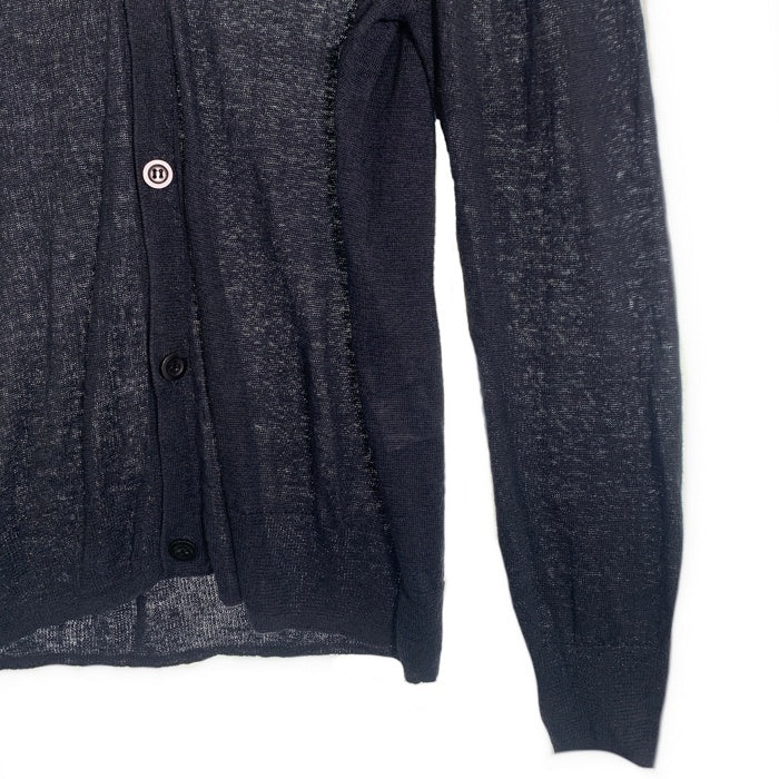 RHC Ron Herman ロンハーマン リネン ニット カーディガン ネイビー 3520800016 1322 Size S 福生店