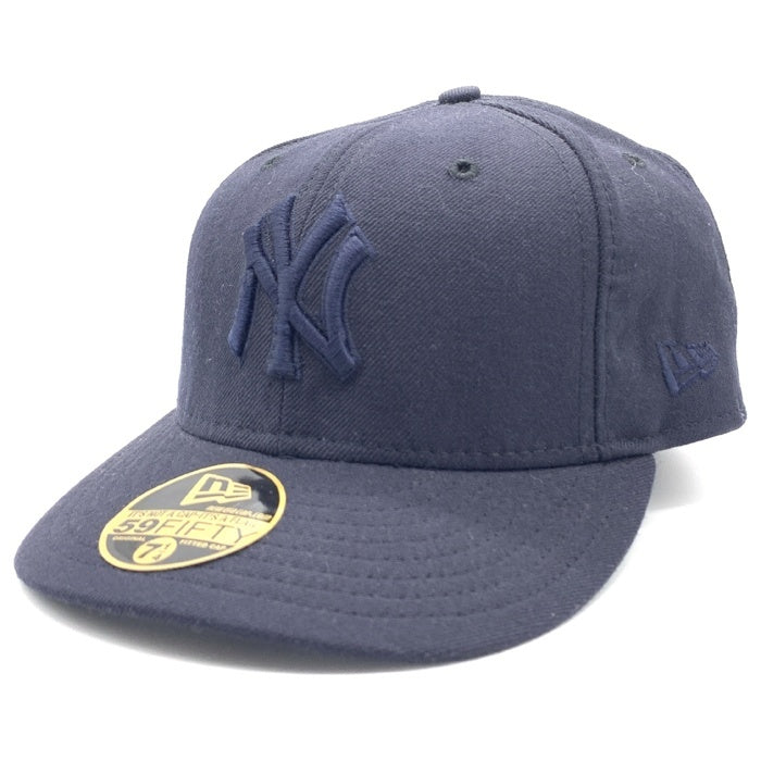 90's New Era ニューエラ MLB ニューヨーク・ヤンキース 59FIFTY ベースボールキャップ ネイビー ウール USA製 Size 7 1/4 (57.7cm) 福生店