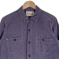 FREEWHEELERS フリーホイーラーズ Neal Cassady シャンブレー ワークシャツ ナス紺 Size 16 福生店