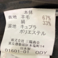 BURBERRY LONDON バーバリーロンドン ウールシルク ステンカラーコート ブラウン size90-165-4 瑞穂店