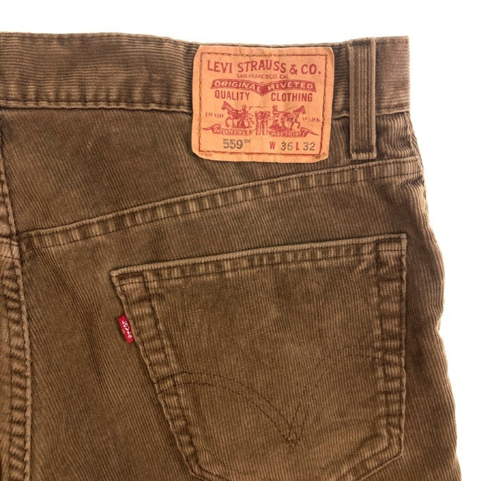 Levi's リーバイス 559 RELAXED STRAIGHT コーデュロイパンツ ブラウン size36 瑞穂店