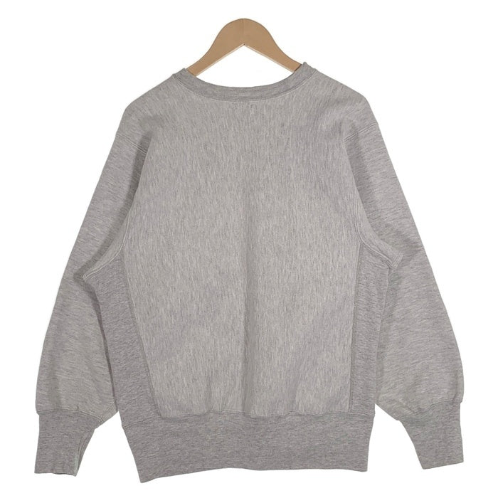 90's Champion チャンピオン CORNELL GLEE CLUB プリント リバースウィーブ クルーネックスウェットトレーナー アッシュグレー USA製 トリコ刺繡 Size M 福生店