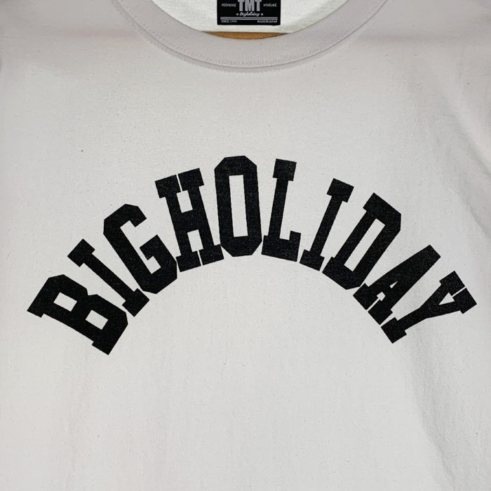 TMT ティーエムティー BIGHOLIDAY プリント ロングスリーブTシャツ ホワイト Size L相当 福生店