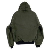 80's Carhartt カーハート ダック アクティブジャケット パーカー モスグリーン JR104 Size S 相当 福生店