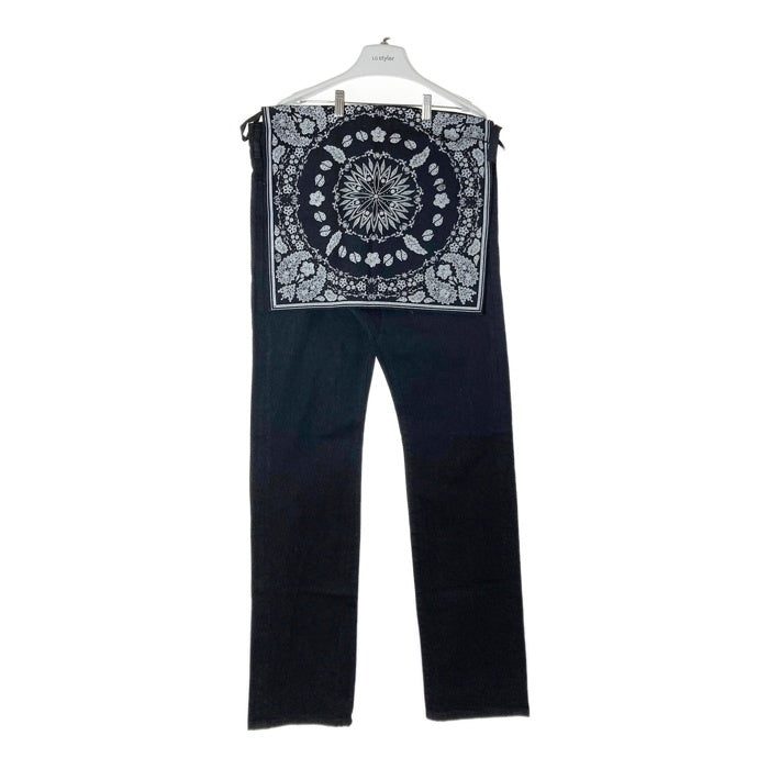 glamb グラム Jerino pants ストレッチ ブラックデニムパンツ バンダナ付 GB15SP/P03 ブラック Size 4 瑞穂店