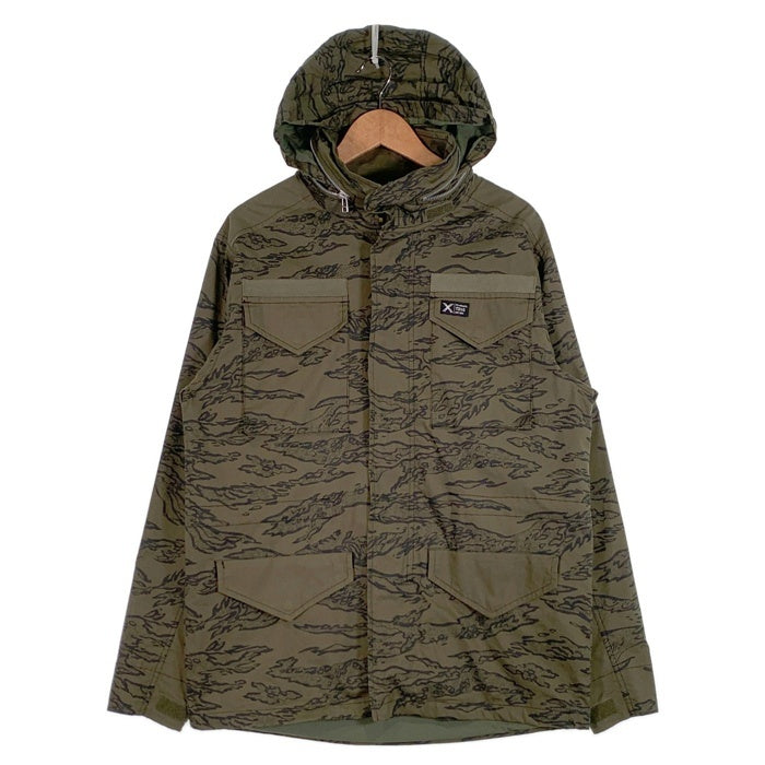 TD APPAREL Tactical Distributors コットン フィールドジャケット 総柄 グリーン Size L 福生店