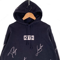 KITH キス City Script Hoodie シティスクリプトフーディ スウェットパーカー ネイビー Size S 福生店