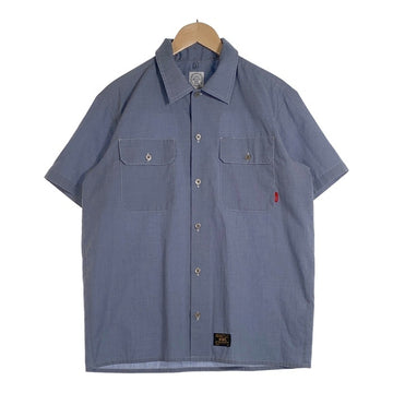 WTAPS ダブルタップス 16SS VATOS S/S SHIRT シャンブレーシャツ 半袖 ブルー 161LTDT-SHM06 Size M 福生店