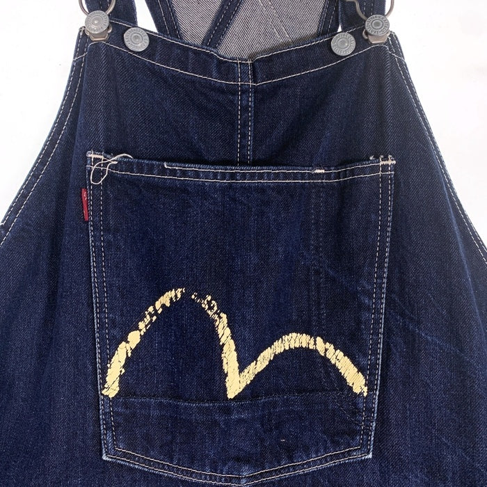 EVISU オーバーオール34 エビス濃紺 EVISU yamane デニム つなぎ オールインワン 34×34