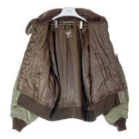 WAIPER ワイパー B-15B フライトジャケット ムートンファー カーキ size46 瑞穂店