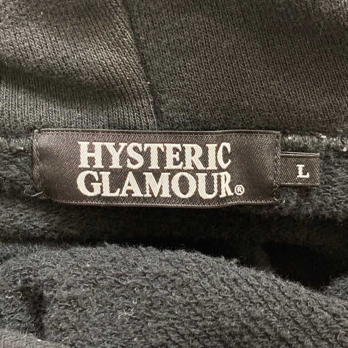HYSTERIC GLAMOUR ヒステリックグラマー プルオーバースウェットパーカー ガールプリント ブラック 0294CF01 Size L 瑞穂店