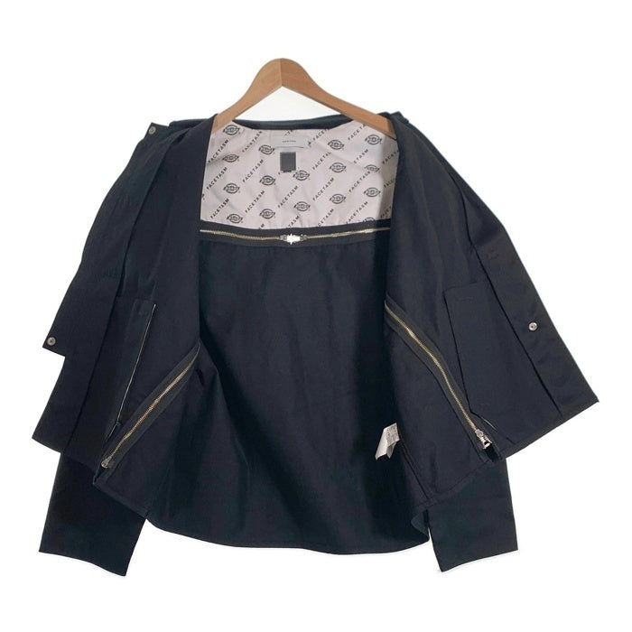 FACETASM ファセッタズム DICKIES ディッキーズ KUNG-FU JACKET カンフージャケット ブラック MIMI-JK-U06 Size 3 福生店