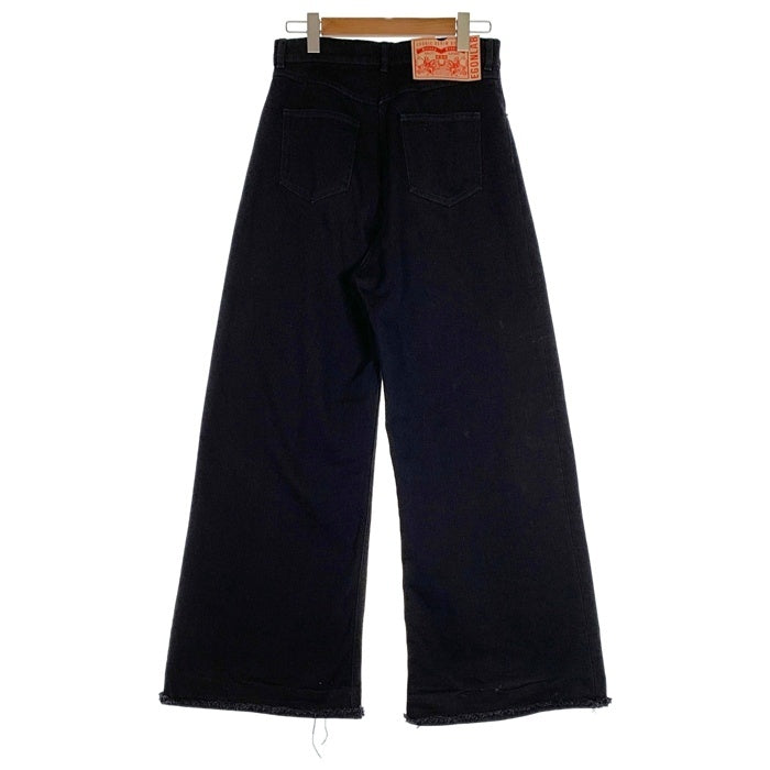 EGONLAB. エゴンラボ 25SS BAGGY DENIM PANTS バギー デニム ワイドパンツ ブラック DN006C Size XS 福生店