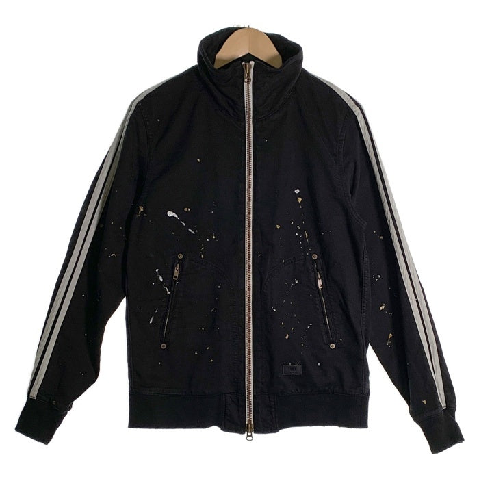 TMT ティーエムティー 19AW BLACK DENIM TRACK JACKET ブラックデニム トラックジャケット USED/ペンキ加工 TJK-F1904 Size L 福生店