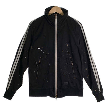 TMT ティーエムティー 19AW BLACK DENIM TRACK JACKET ブラックデニム トラックジャケット USED/ペンキ加工 TJK-F1904 Size L 福生店
