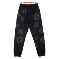 DENIM TEARS デニムティアーズ COTTON WREATH SWEAT PANTS コットンリース スウェットパンツ ブラック フラワーブラック Size XL 福生店