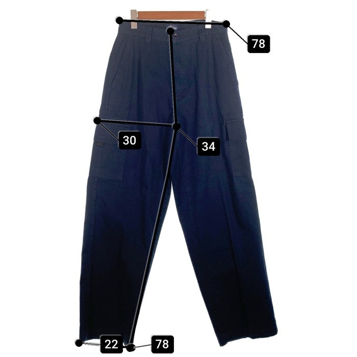 90s 後期ステューシー stussy 紺タグ コットン ワークパンツ