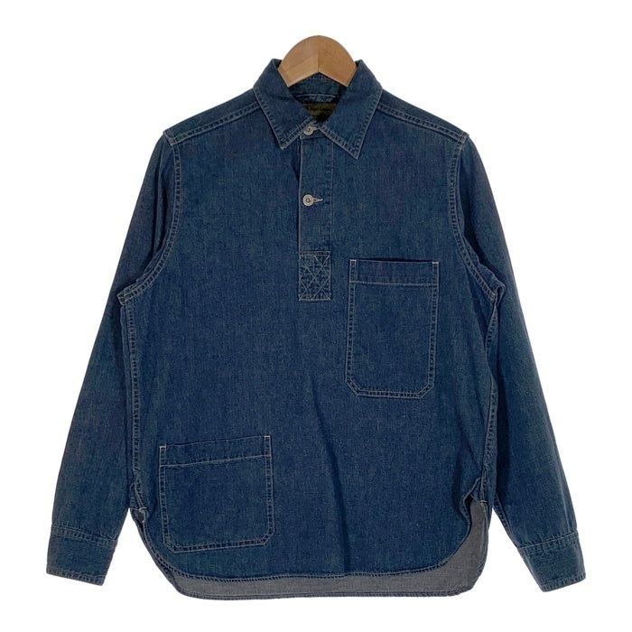 Nigel Cabourn ナイジェルケーボン プルオーバー デニムシャツ インディゴ 8020010006 Size 46 福生店