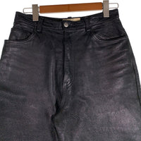 JOHNBULL ジョンブル レザーショートパンツ ハーフ ブラック 牛革 Size w74cm 福生店