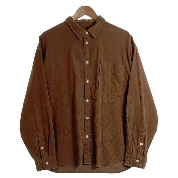 EAZY MISS イージーミス コーデュロイ シャツ ブラウン Size XL 福生店