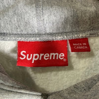 SUPREME シュプリーム Cross Box Logo Hooded Sweatshirts  ボックスロゴ プルオーバー フーディー パーカー グレー Size L 福生店