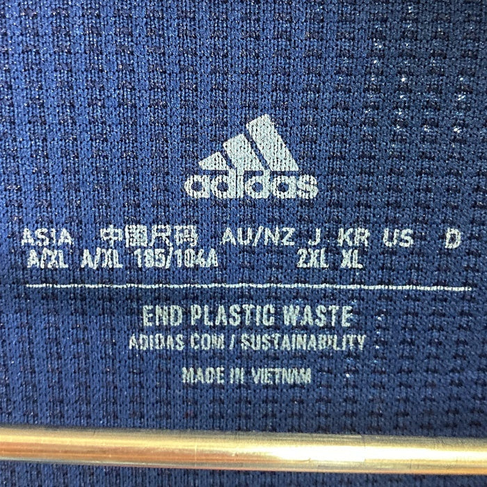 adidas アディダス 2010年ワールドカップ南アフリカ大会 優勝記念品 スペイン代表 Tシャツ ネイビー size2XL 瑞穂店