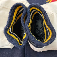 UNK NBA エヌビーエー キャバリアーズ 23 JAMES スタジャン ネイビーｘホワイト sizeL 瑞穂店