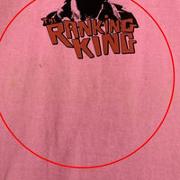90's 00's Gil Scott-Heron ギル スコット ヘロン THE RANKING KING 半袖 Tシャツ ピンク USA製 Size L 福生店