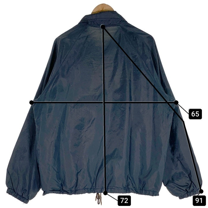 AUBURN SPORTSWEAR アーバンスポーツウェア TEACHER’S HIGHLAND CREAM SCOTCH WHISKY ナイロン コーチジャケット ネイビー USA製 Size XL 福生店