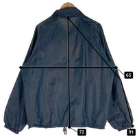 AUBURN SPORTSWEAR アーバンスポーツウェア TEACHER’S HIGHLAND CREAM SCOTCH WHISKY ナイロン コーチジャケット ネイビー USA製 Size XL 福生店