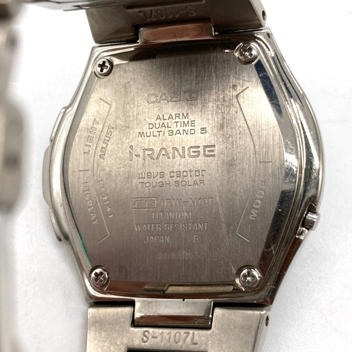 CASIO カシオ IRW-M10T I-RANGE ウェーブセプター アナデジ 腕時計 シルバー 瑞穂店