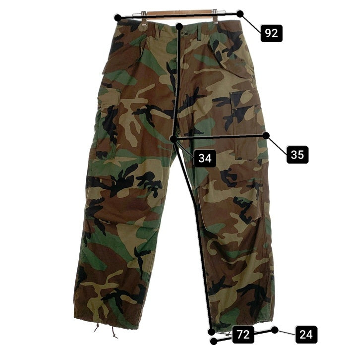 80's U.S. ARMY 米軍 M-65 CAMO TROUSER トラウザー カーゴパンツ ウッドランドカモ 8415-01-099-7858 DLA100-87-C-0356 Size MEDIUM-REGULAR 福生店
