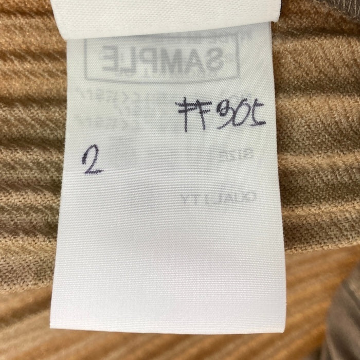 HOMME PLISSE ISSEY MIYAKE オムプリッセイッセイミヤケ SAMPLE品 プリーツ ストレートパンツ ベージュ size2 瑞穂店