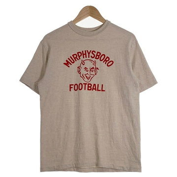 WAREHOUSE ウエアハウス Lot4601 MURPHYSBORO FOOTBALL プリントTシャツ オートミール Size L 福生店