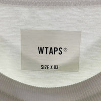 WTAPS ダブルタップス 23SS DTロゴ 半袖 Tシャツ ホワイト 231ATDT-CSM14 Size 03 福生店