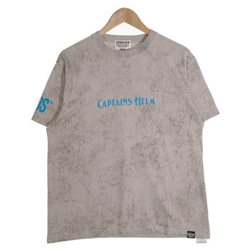 CAPTAINS HELM キャプテンズヘルム LOS LOGO TEE ロゴプリントTシャツ グレー CH22-LOS-T01 Size M 福生店