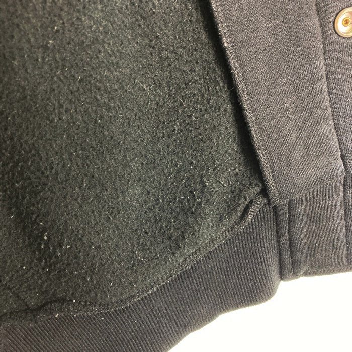 AAPE エーエイプ ASW3035 前後プリント 袖ロゴ スウェットスタジャン ブラック sizeL 瑞穂店