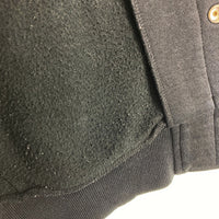 AAPE エーエイプ ASW3035 前後プリント 袖ロゴ スウェットスタジャン ブラック sizeL 瑞穂店